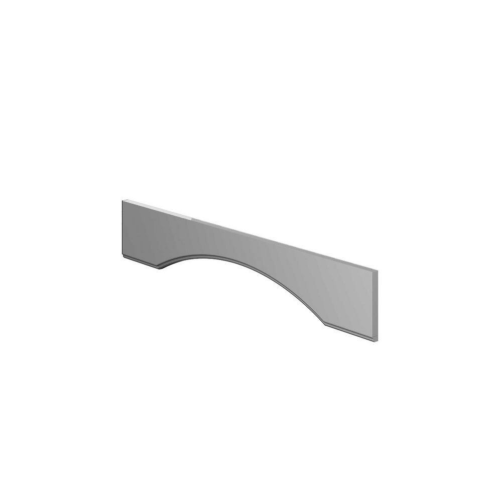 Rockingham Recessed 48 in. W x 6 in. H x 0.75 in. D in Painted Stratus Arch