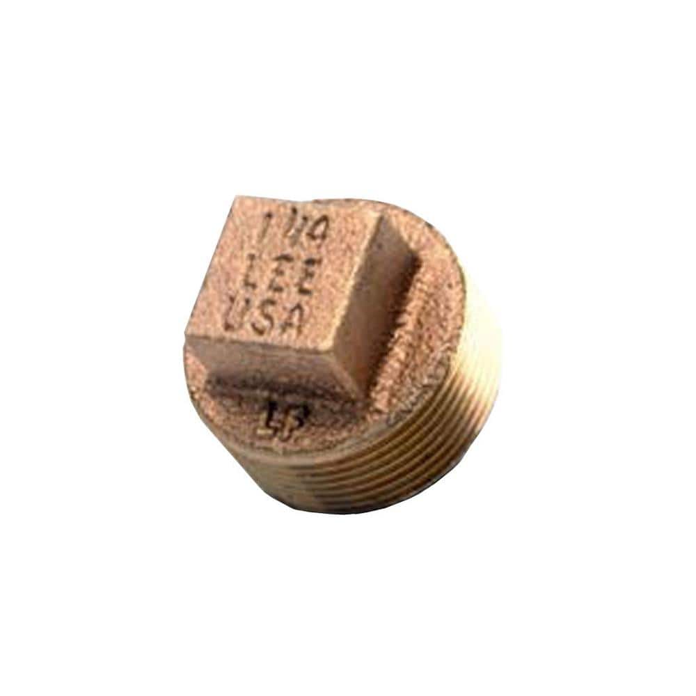 Brown 3 3 Matco-Norca B-PL10LF Lead Free Brass Plug Brown 3 3 Matco-Norca B-PL10LF Lead Free Brass Plug