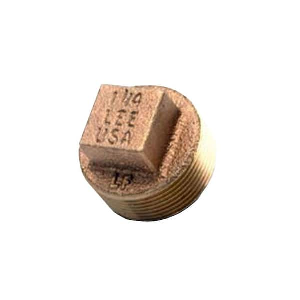 Matco Norca 1 In Lead Free Brass Plug Db Pl05lf The Home Depot