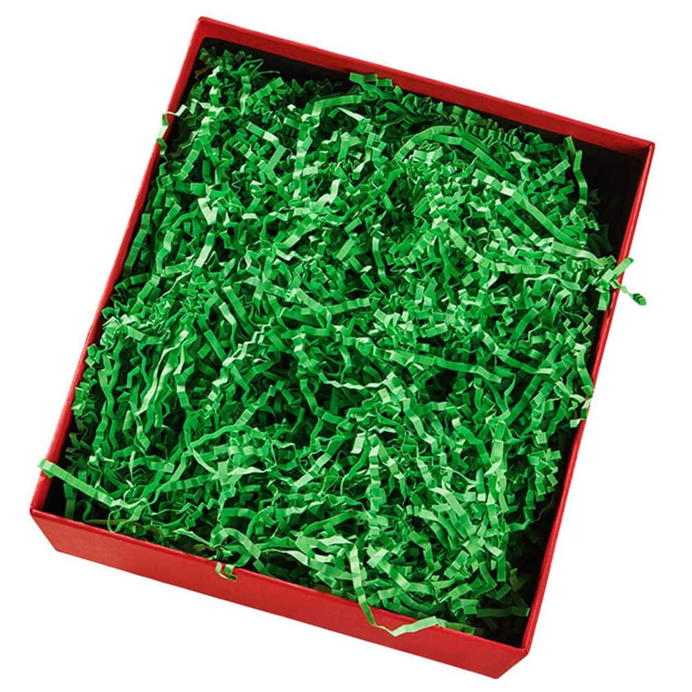 Green Crinkle Cut Paper Shred Filler for Gift Boxes and Basket Filling Lightweight and Reusable 100g price history on PriceWatchPro