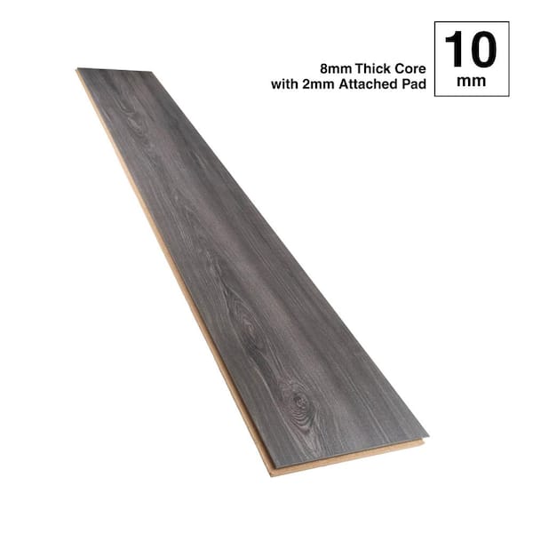 Krono Original Smokey Heirloom Ash 10 mm T x 8 in. W Waterproof Laminate Wood Flooring (18.6 sqft/case)