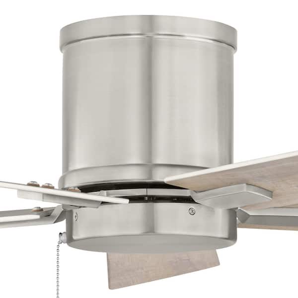 Hampton Bay Grantway 48 in. Indoor/Covered Outdoor Brushed Nickel