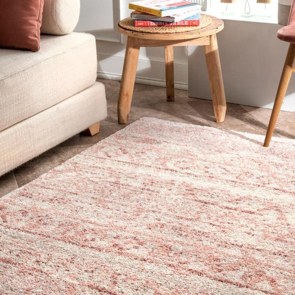 nuLOOM Sunniva Moroccan Pink 10 ft. x 14 ft. Area Rug ACSD04A