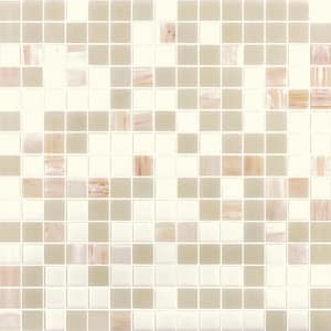 Mingles 12 in. x 12 in. Glossy White and Gray Glass Mosaic Wall and Floor Tile (20 sq. ft./case) (20-pack)