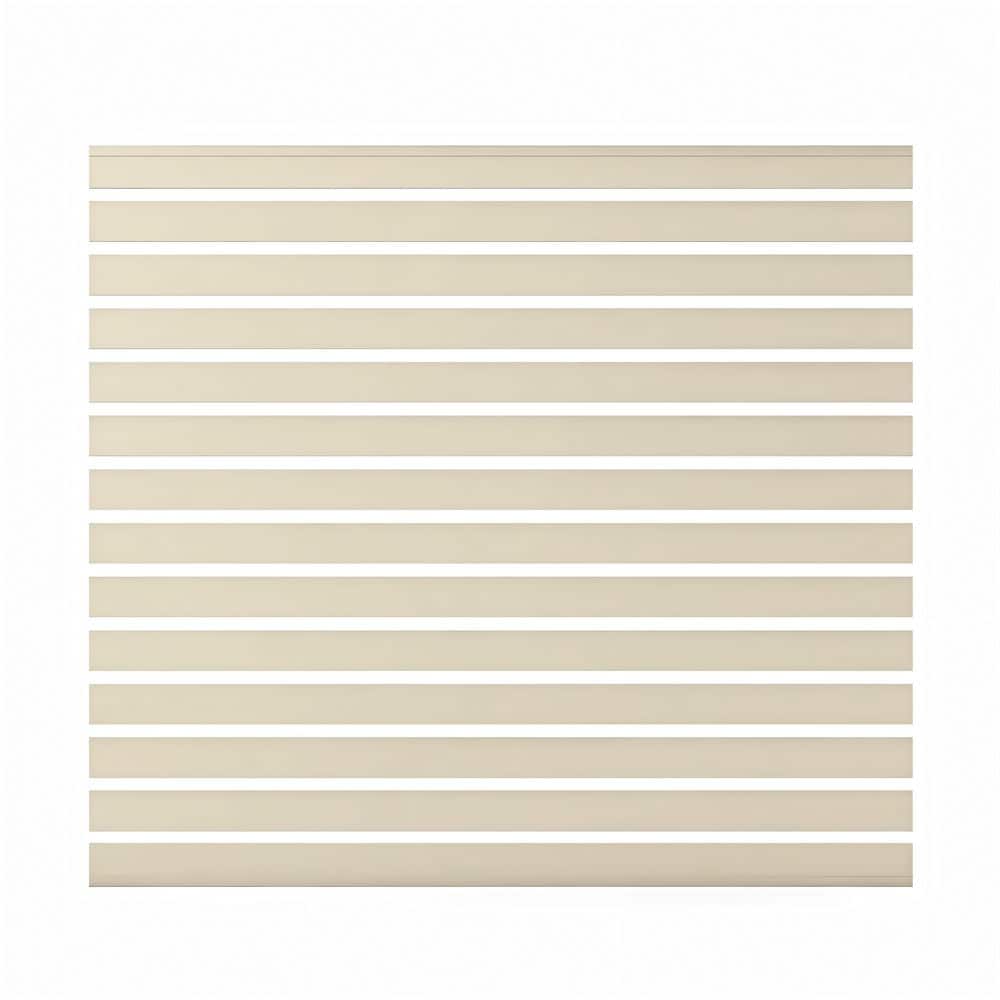 6 ft. H x 6 ft. W Sandstone Cream Aluminum Horizontal Open Slat Fence Panel (No Posts Included) price history on PriceWatchPro