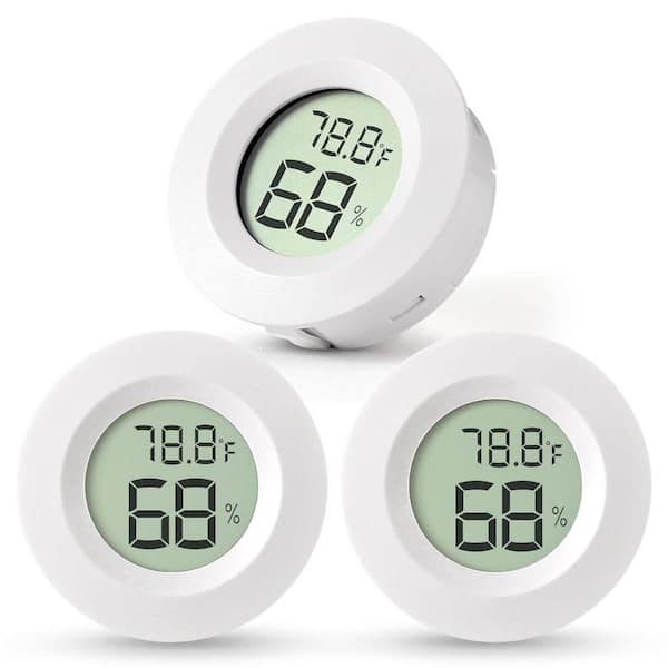 Justincity Mini Hygrometer Thermometer Digital Wireless Indoor