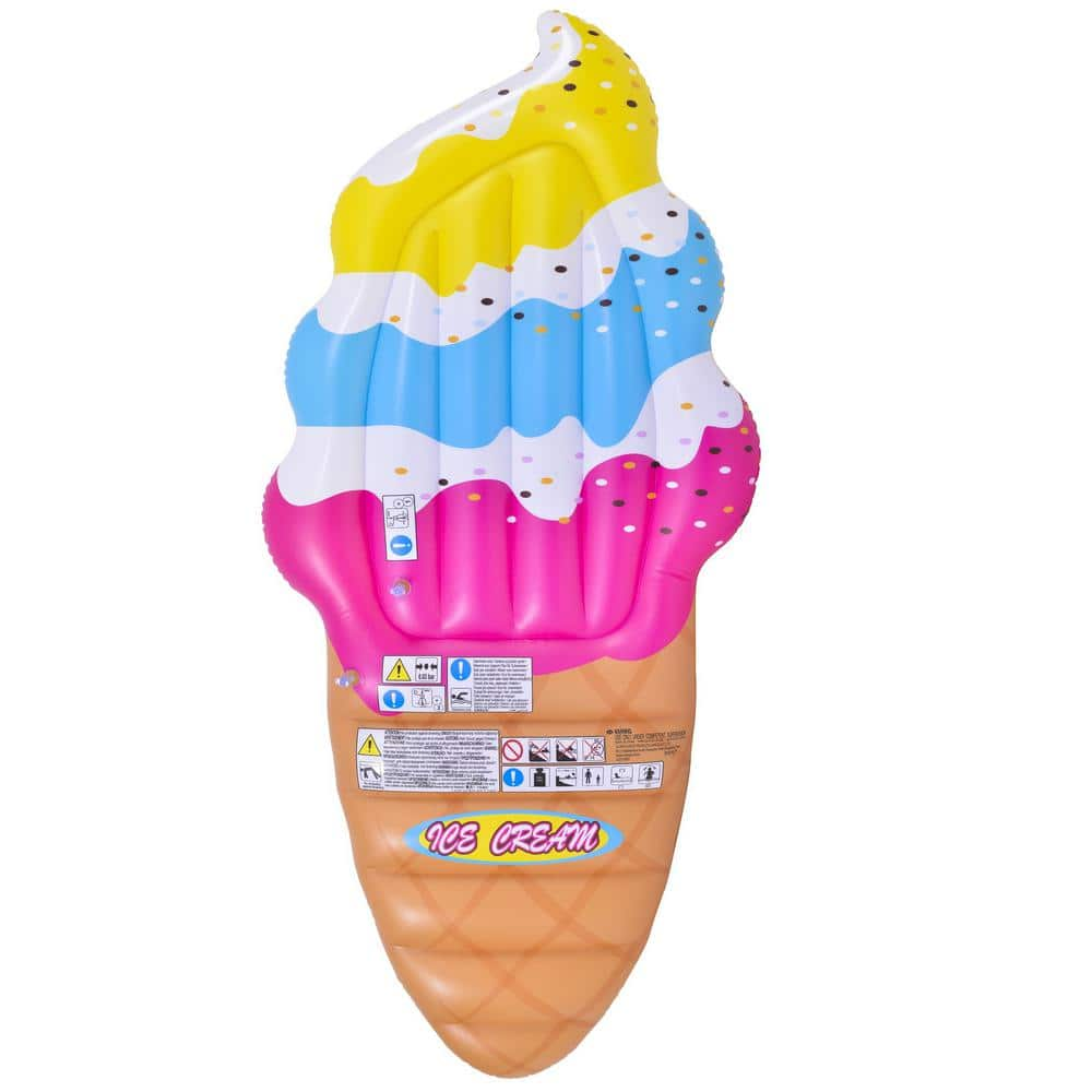 Inflatable Ice Cream Cones - (Pack of 4) 36 inch Inflatable Pool