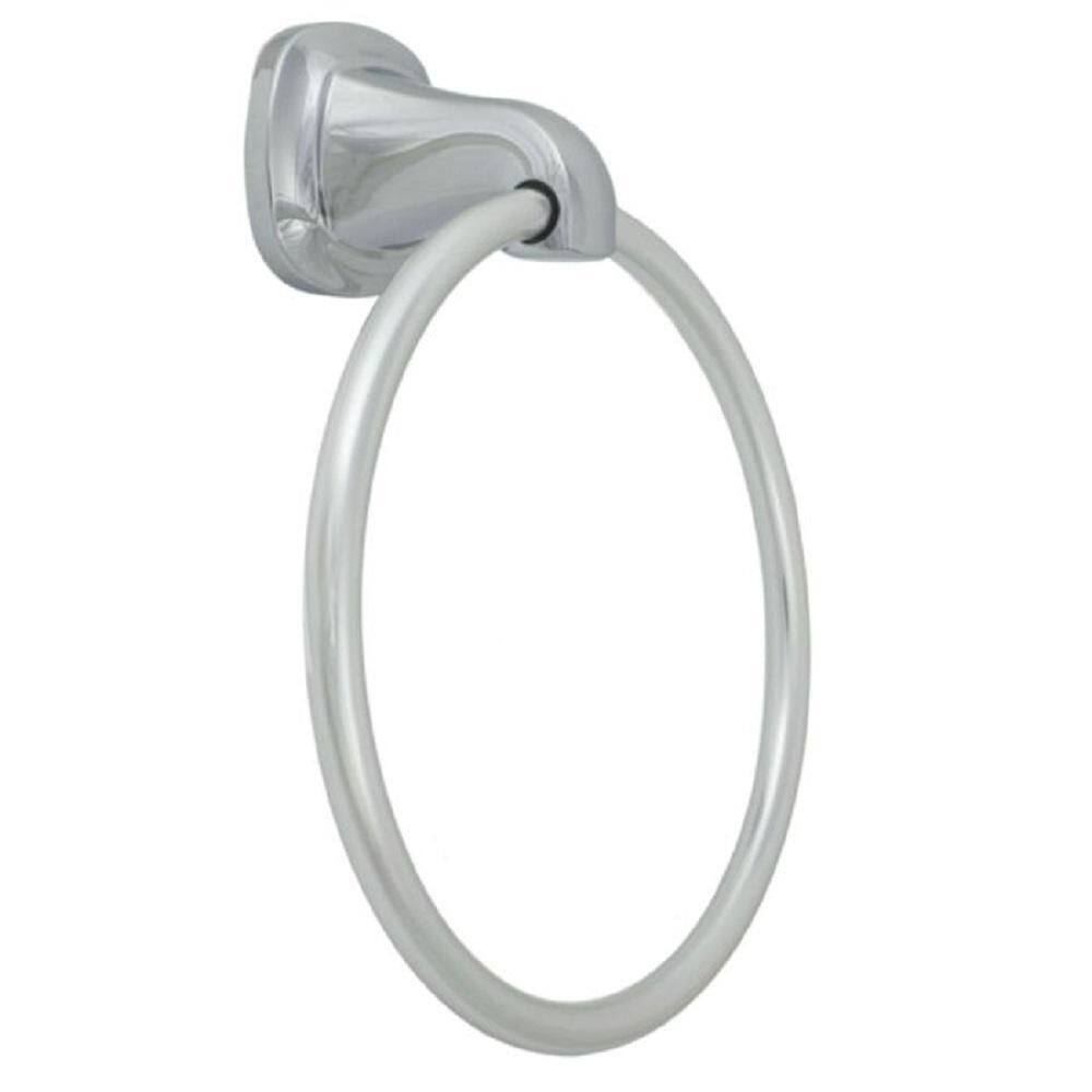 Belding Polished Chrome Wall Mounted Towel Ring