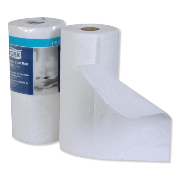 White 100% Recycled 1-Ply Paper Towel Roll (85-Sheets per Roll, 30-Rolls  per Pack)