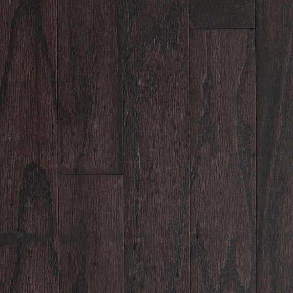 Blue Ridge Hardwood Flooring Espresso Red Oak 3/8 in. T x 5 in. W Lightly Wire Brushed Engineered Hardwood Flooring (24.5 sqft/case)