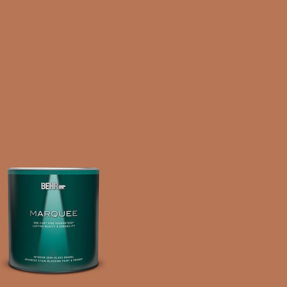 1 qt. Home Decorators Collection #HDC-AC-06 Campfire Blaze Semi-Gloss Enamel Interior Paint & Primer