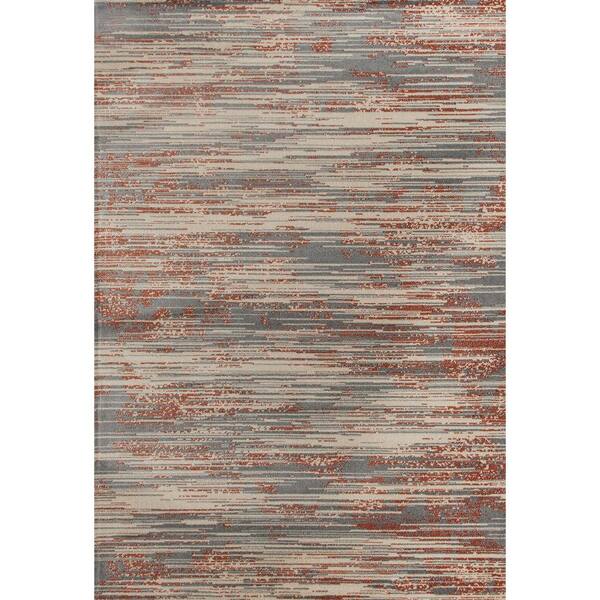 Art Carpet Ferndale Brushstrokes Gray 5 ft. x 8 ft. Area Rug