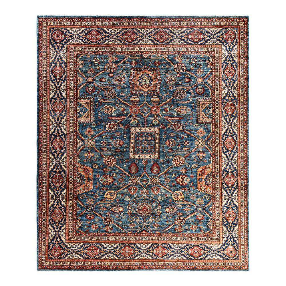 Serapi Light Blue 8 x 10 Tribal Wool Indoor Area Rug price history on PriceWatchPro