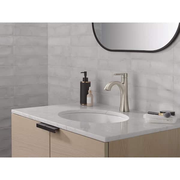Lineax Single Handle Single Hole Bathroom Sink Faucet in Stainless