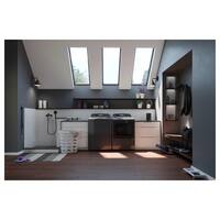 Profile 7.4 cu. ft. Electric Dryer in Diamond Gray with Steam, Sanitize Cycle and Sensor Dry, ENERGY STAR