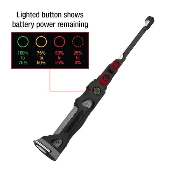 Husky 800 Lumen Rechargeable Folding Flip Flashlight PVL-WLT-0007