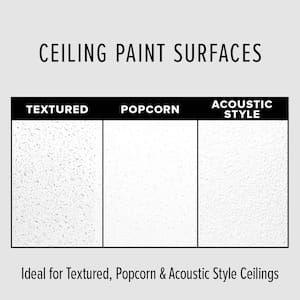 1 gal. #MQ3-43 Ceramic Beige One-Coat Hide Ceiling Flat Interior Paint & Primer