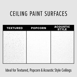 1 gal. #M210-1 Seed Pearl Ceiling Flat Interior Paint