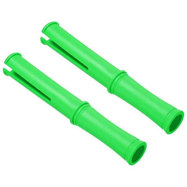 10 in. Plastic Stretch Wrap Dispenser Handle for 1.5 in. Core Moving Packing Green 2-Piececs 11.1 x 3.31 x 1.61 in.