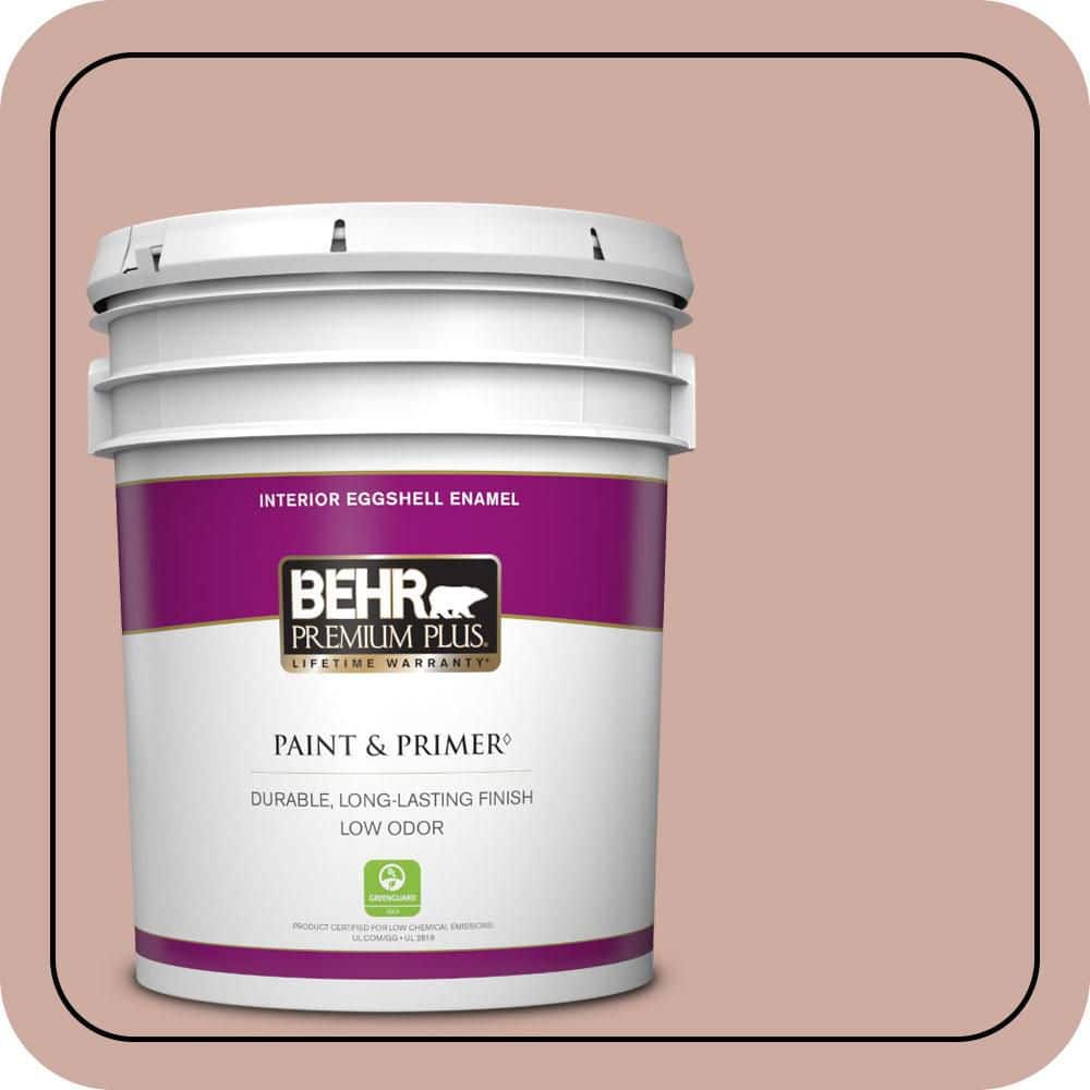 5 gal. #MQ1-50 Art Deco Pink Eggshell Enamel Low Odor Interior Paint & Primer price history on PriceWatchPro