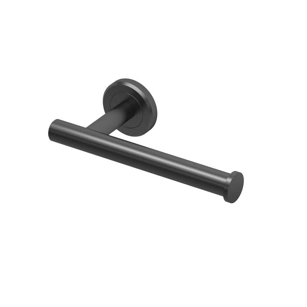 Gatco Latitude II Single Euro Toilet Paper Holder In Matte Black 4243MX ...