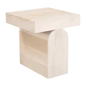 Kiel 20.1 in.W Natural 22.0 in.H Square Mango Wood End Table