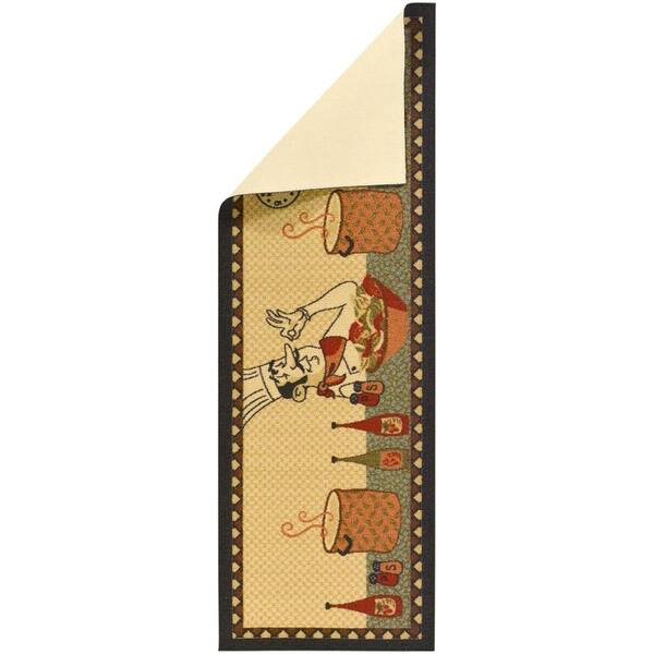 Beige Ottomanson Siesta Collection Kitchen Chef Design Runner Rug 20 X 59 Beige Ottomanson Siesta Collection Kitchen Chef Design Runner Rug 20 X 59