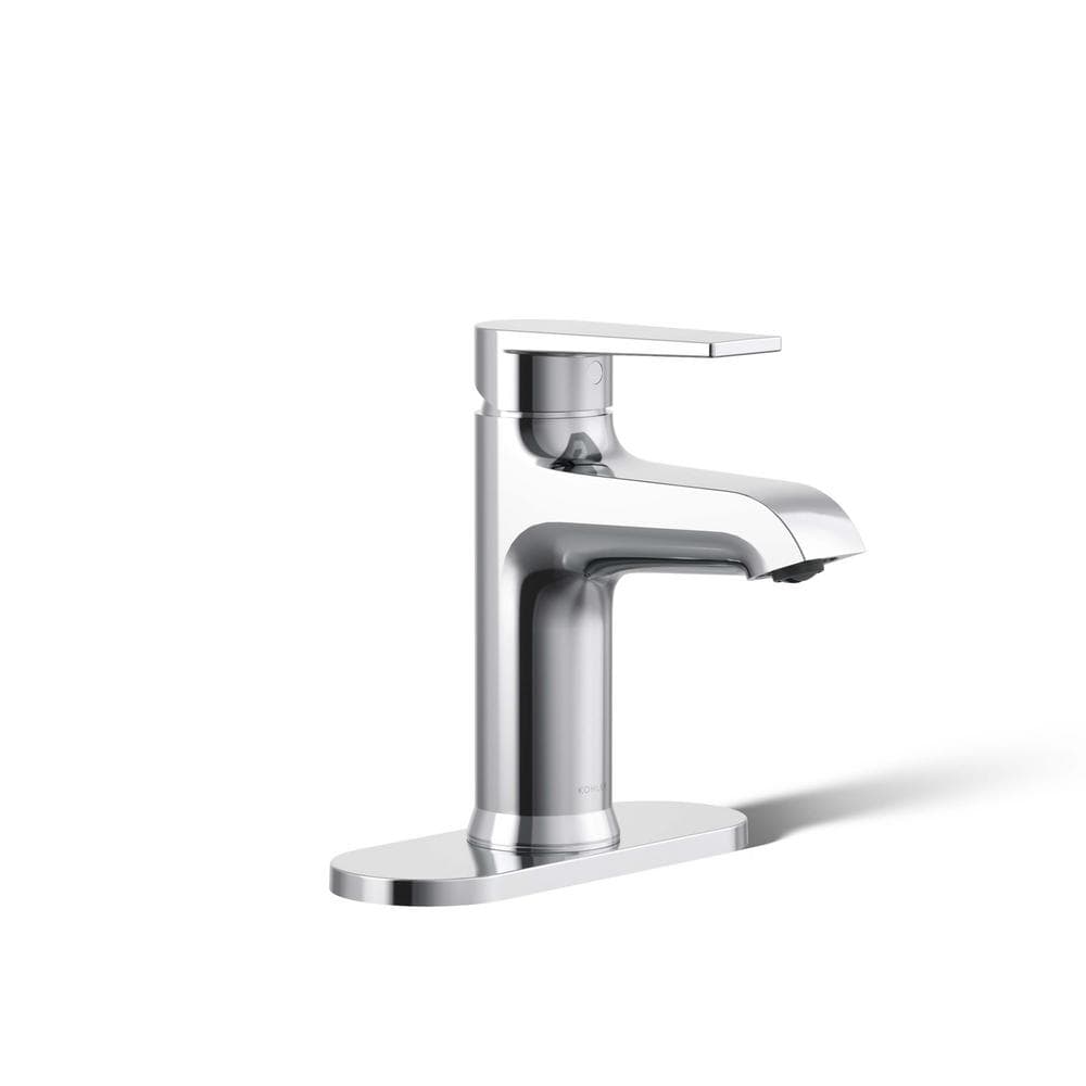 Hint Polished Chrome Single-Handle Low-Arc Bathroom Faucet