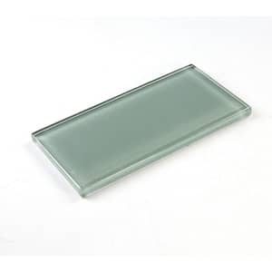Modern Green 3 in. x 6 in. Glass Subway Wall Tile (7.5 sq. ft./Case)