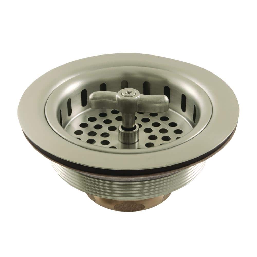 Tacoma 3-1/2 in. x 2-5/16 in. Stainless Steel Kitchen Sink Basket Strainer in Brushed Nickel price history on PriceWatchPro