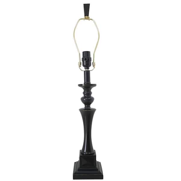 Hampton Bay Mix and Match 27 in. Restoration Bronze Classic Square Table Lamp - Title 20