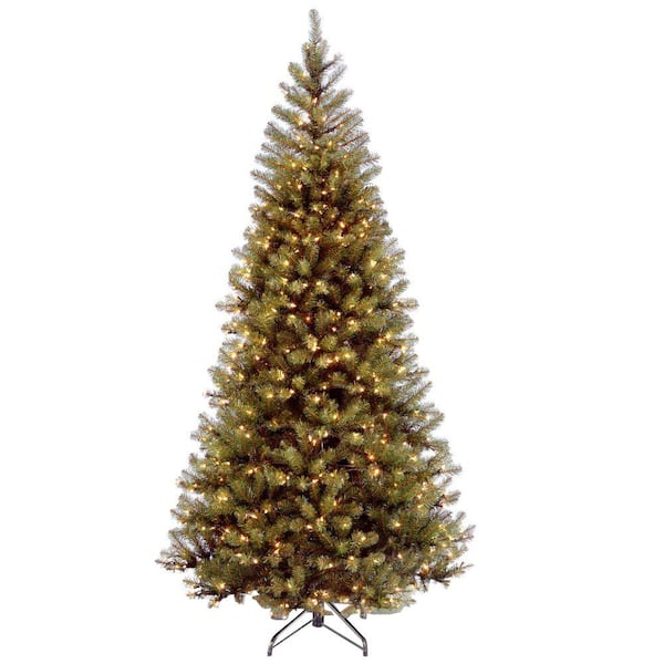 National Tree Company 7-1/2 ft. Aspen Spruce Hinged Artificial Christmas Tree with 450 Clear Lights