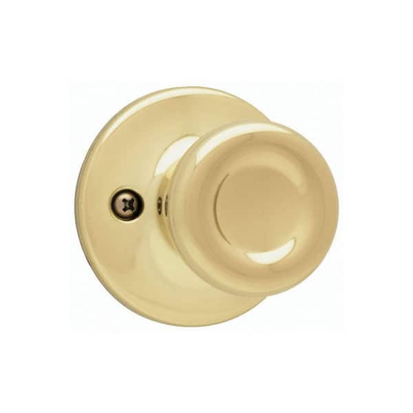 Kwikset Tylo Polished Brass Half-Dummy Door Knob