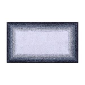 Torrent Collection 24 in. x 40 in. Gray 100% Cotton Rectangle Bath Rug