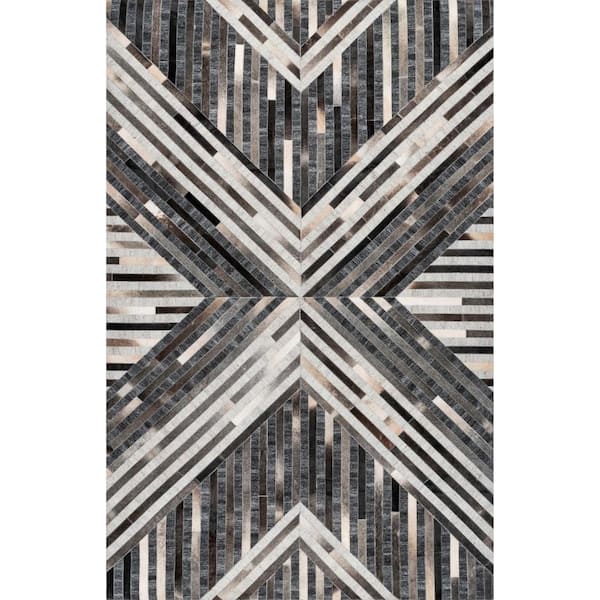 Mud cloth black white arrow pattern Rug by ARTStudio88design