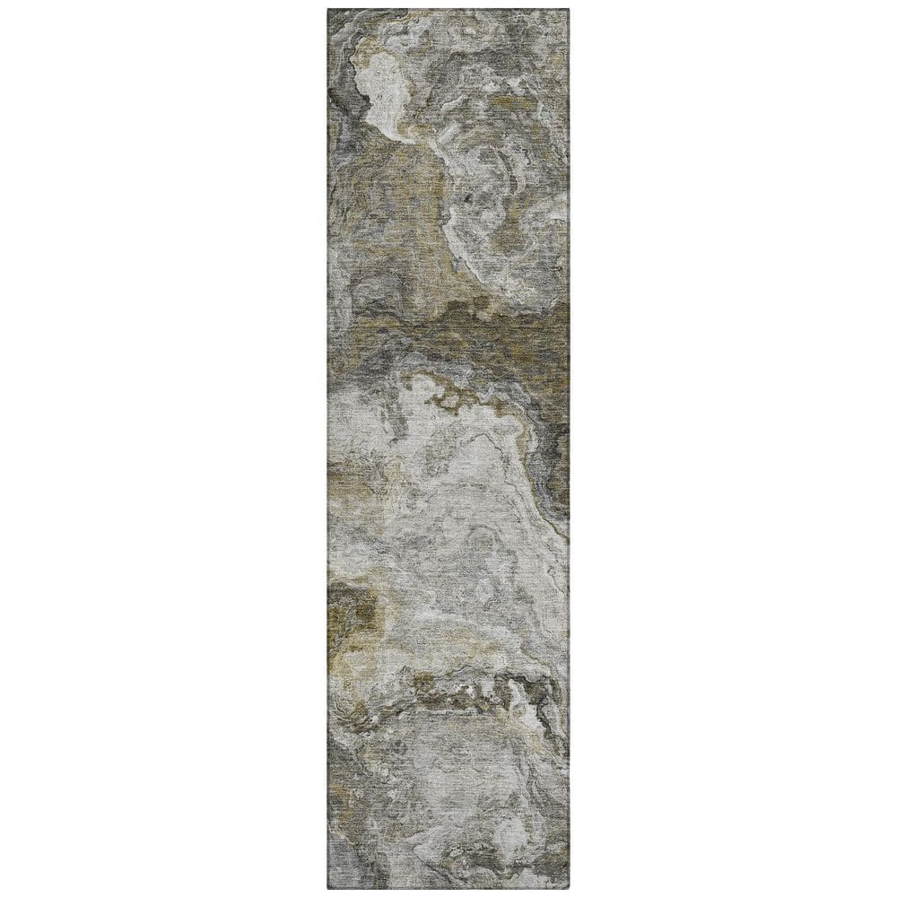 Chantille Machine Washable Indoor/Outdoor Abstract ACN2797 Granite 2 ft. x 7 ft. Runner Rug price history on PriceWatchPro