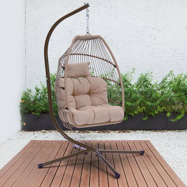 Garden Patio Hanging Chair Cover Rattan Wicker Swing Seat Cocoon Egg Chair Cover 