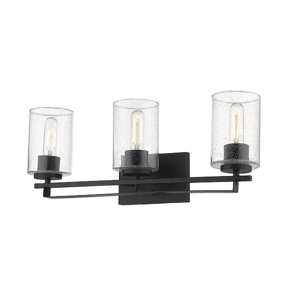 Acclaim Lighting Orella 24 in. 3-Light Matte Black Vanity Light ...