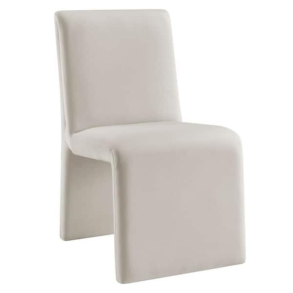Emory Upholstered Dining Side Chair in Alabaster
