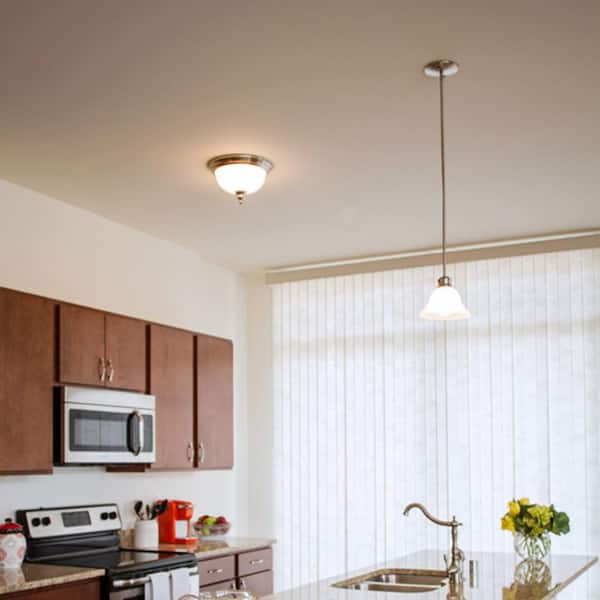 Millbridge 1-Light Satin Nickel Mini Pendant