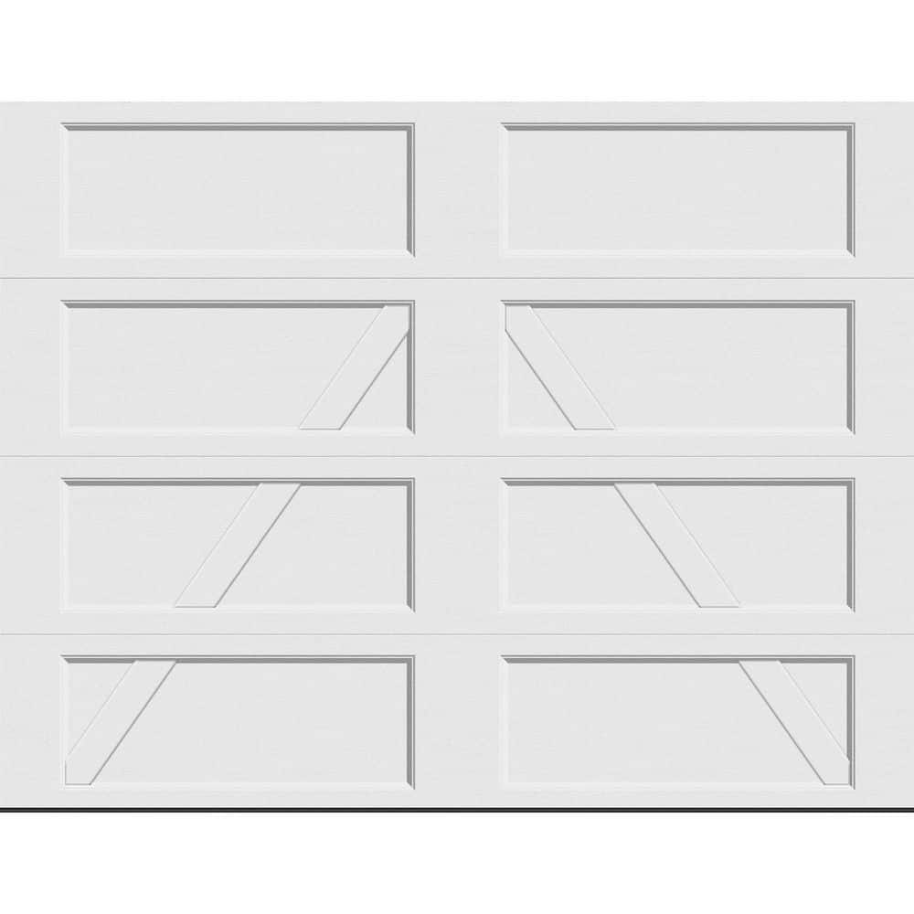 Bridgeport Steel Design A 9 ft. x 7 ft. Non-Insulated White Garage Door without Windows price history on PriceWatchPro
