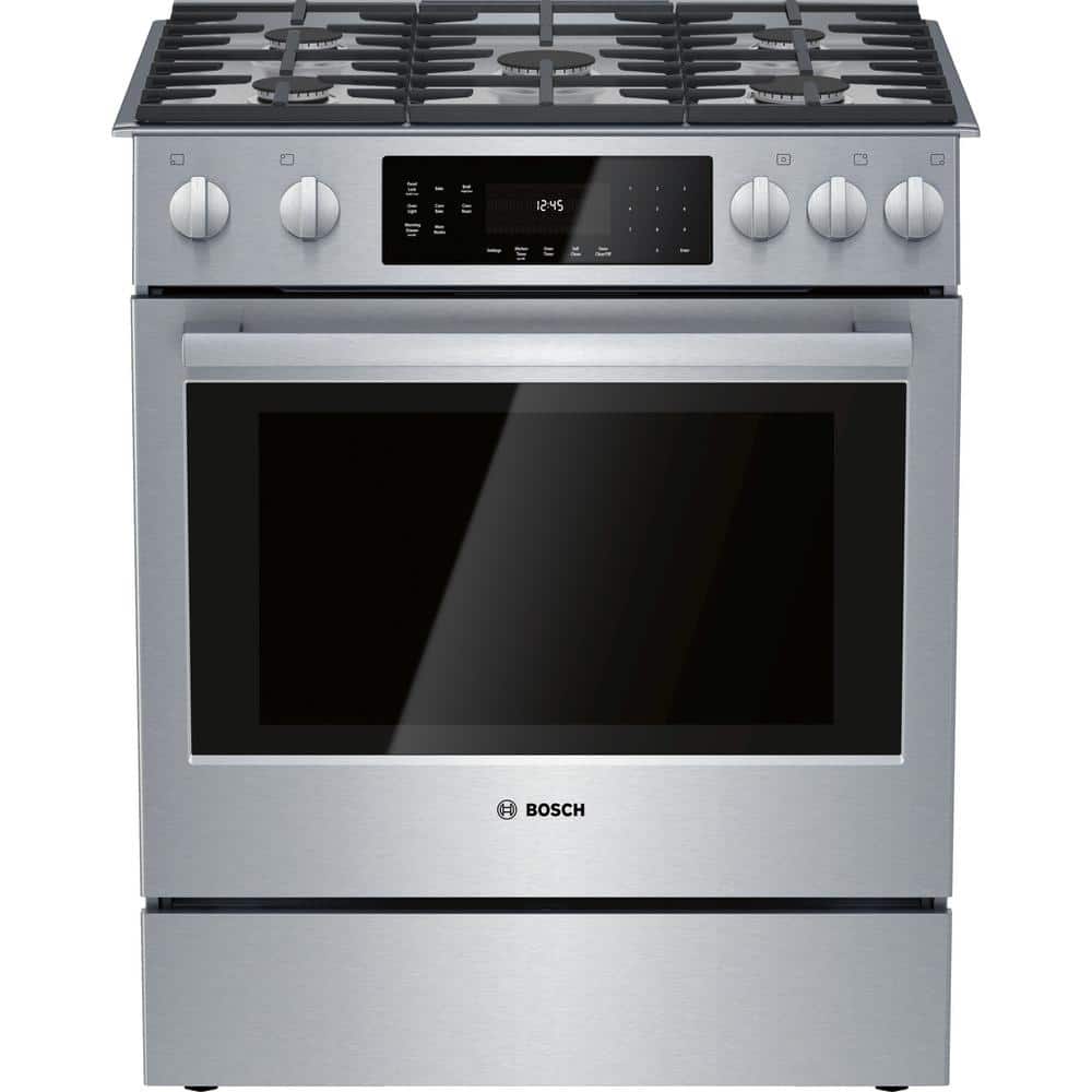 bellen Besluit Nauwkeurigheid Reviews for Bosch 800 Series 30 in. 4.8 cu. ft. Slide-In Gas Range with  Self-Cleaning Convection Oven in Stainless Steel | Pg 5 - The Home Depot