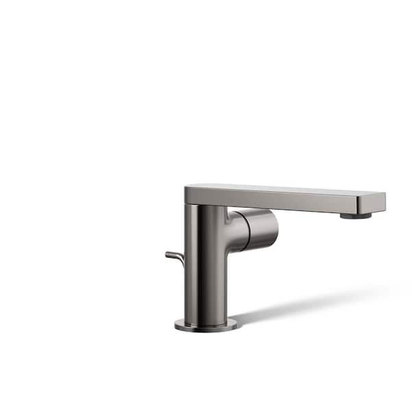 KOHLER Composed Single Handle Single Hole Bathroom Faucet in Titanium