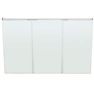 48 in. W x 31 in. H Rectangular Aluminum Medicine Cabinet with Mirror