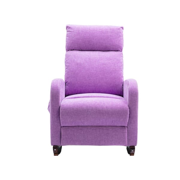 Unbranded Purple Living Room Comfortable Rocking Chair Living Room Chair Massage Chair