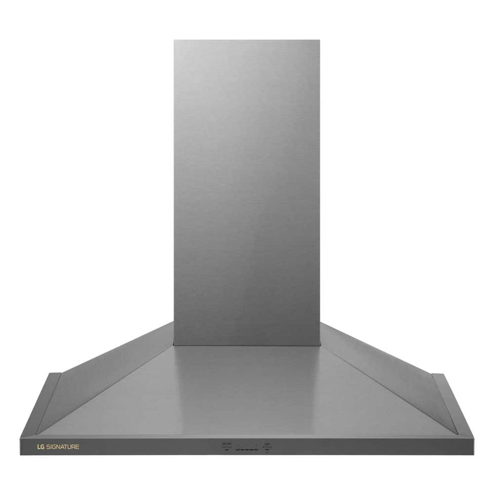 SIGNATURE 36 in. Wall Mount Chimney Hood with Powerful 600 CFM Blower and 5-Speed IR Touch Controls in Stainless Steel price history on PriceWatchPro