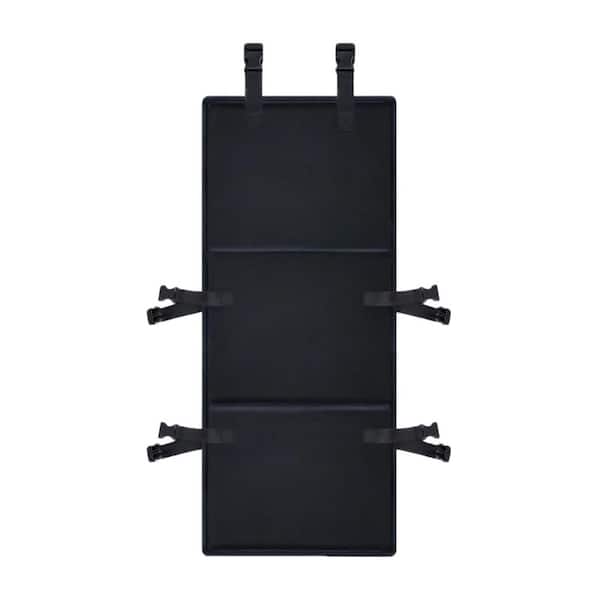 Black Bunk Bed Ladder Cover, 31 in. x 15 in. Stair Blocker for Bunk Bed Prevents Kids from Climbing, Pool Ladder Lock