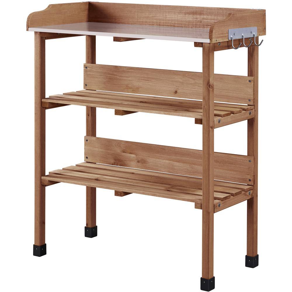 brown-yaheetech-plant-stands-