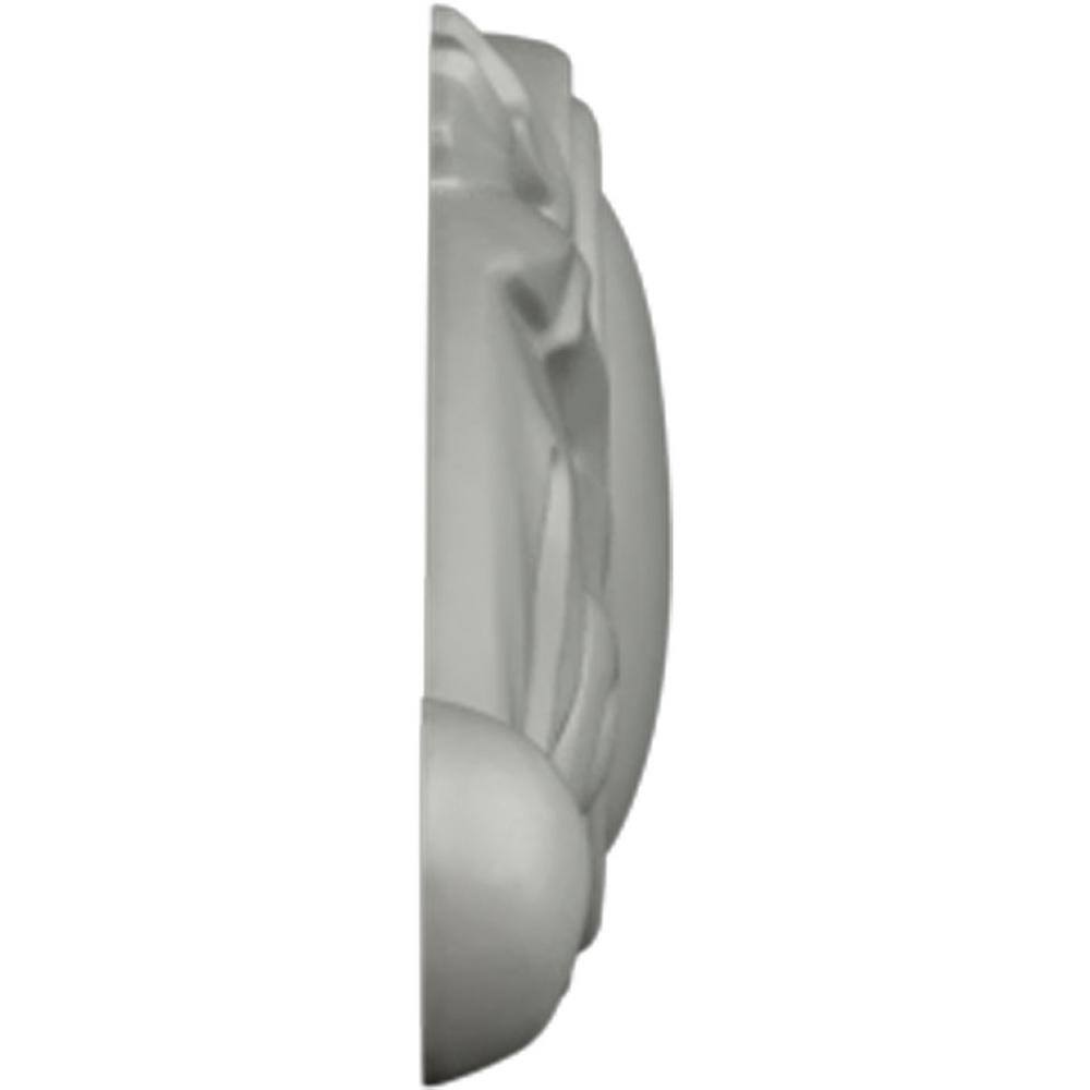 Primed White Polyurethane Scroll Applique Onlay