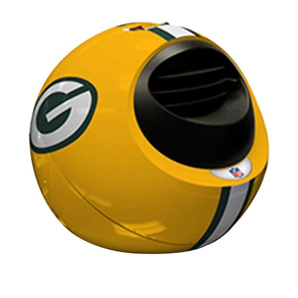Helmet Heater 1200-Watt Quartz Infrared Green Bay Packers Electric Portable Heater